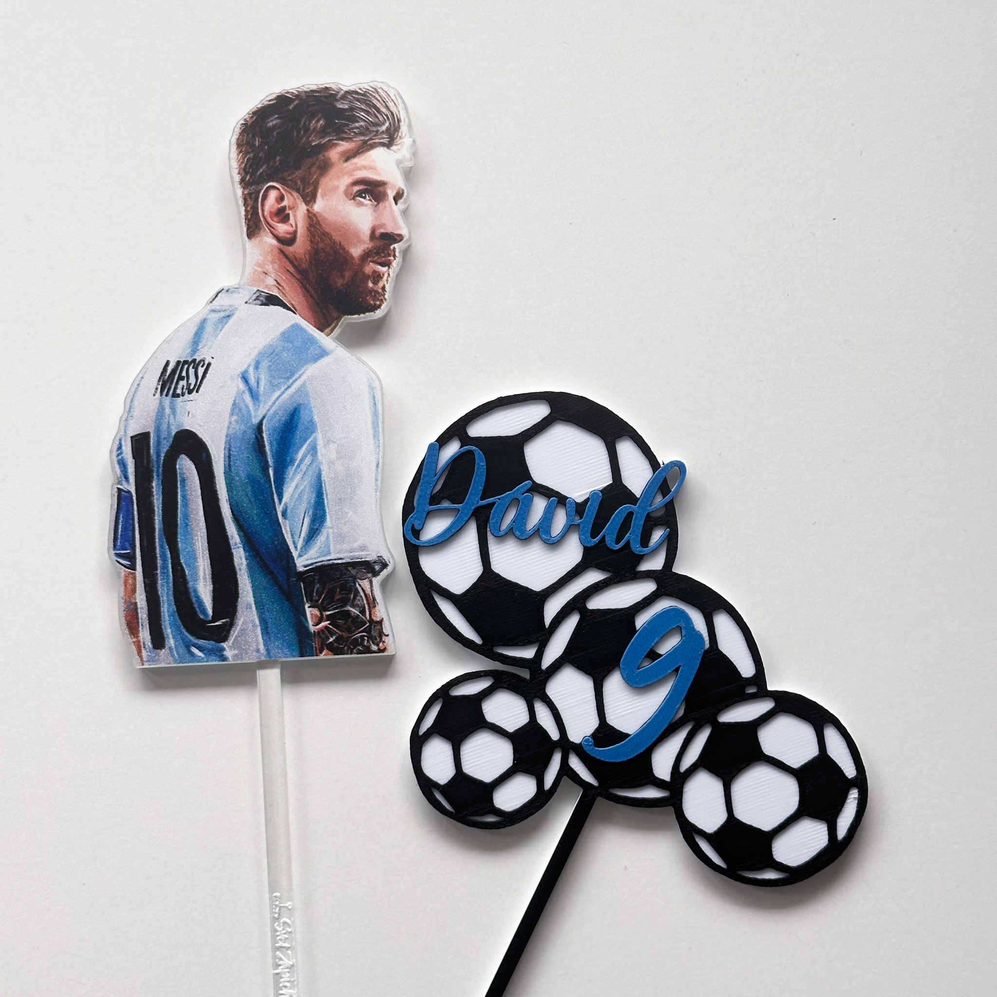 Futbal Messi set s menom a číslom