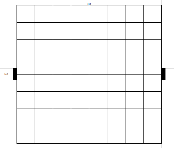 Naznačovač rezov 64 x 4,5 x 4,5