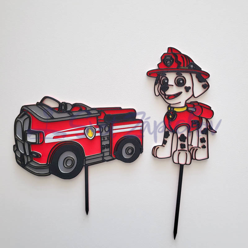 Paw Patrol Marshall + auto
