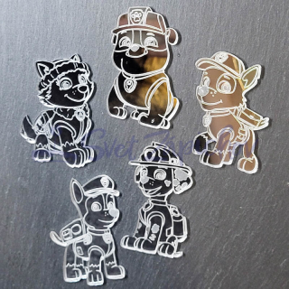 Paw Patrol akryl set