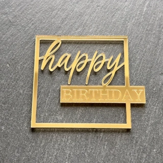 Happy birthday štvorec