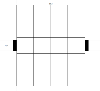 Naznačovač rezov 20 x 4,5 x 4,5