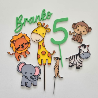 Safari set s menom