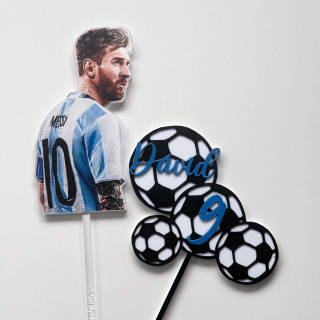 Futbal Messi set s menom a číslom