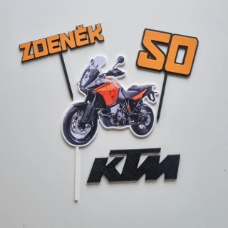 Motorka KTM s menom set