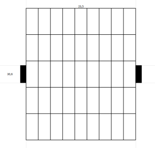 Naznačovač rezov 45 x 6 x 2,5