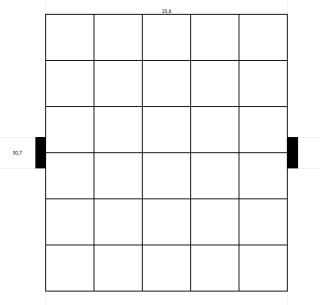 Naznačovač rezov 30 x 5 x 5