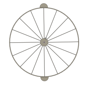 Naznačovač rezov kruhový ?26 x 16