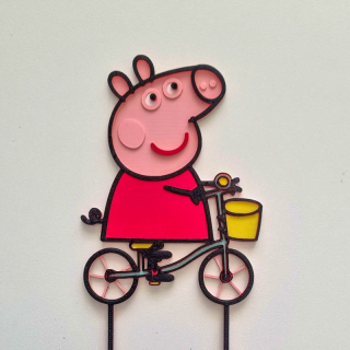 Peppa Pig na bicykly