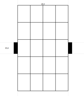Naznačovač rezov 20 x 7 x 5