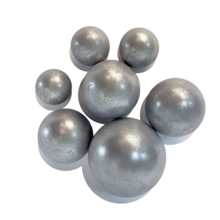 Čokoládové gule strieborné 7 ks